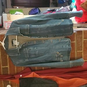 Live A Little Large Denim Jacket